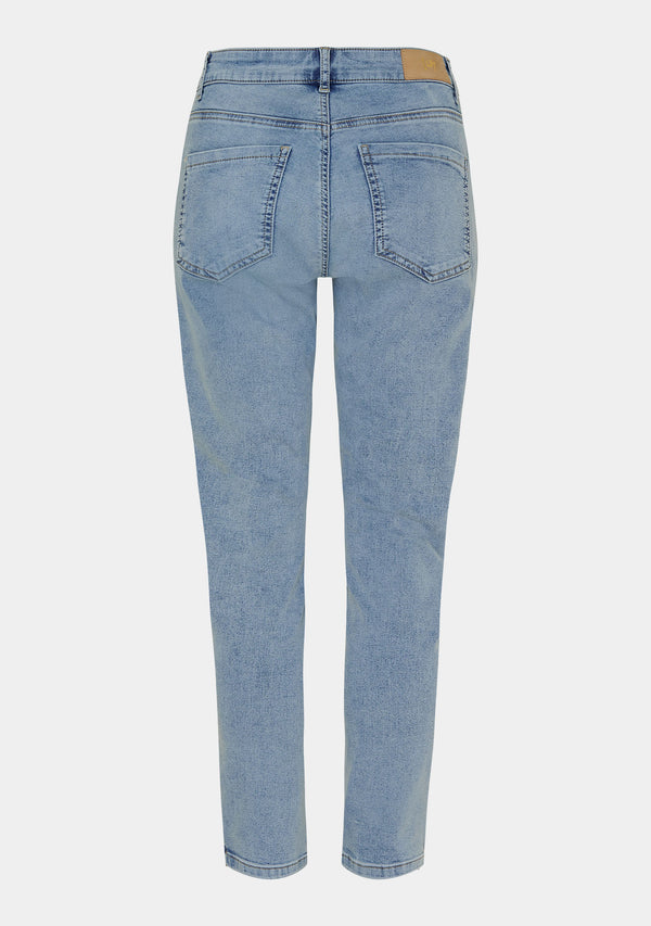 I SAY Lido Zip Jeans Pants 674 Light Denim