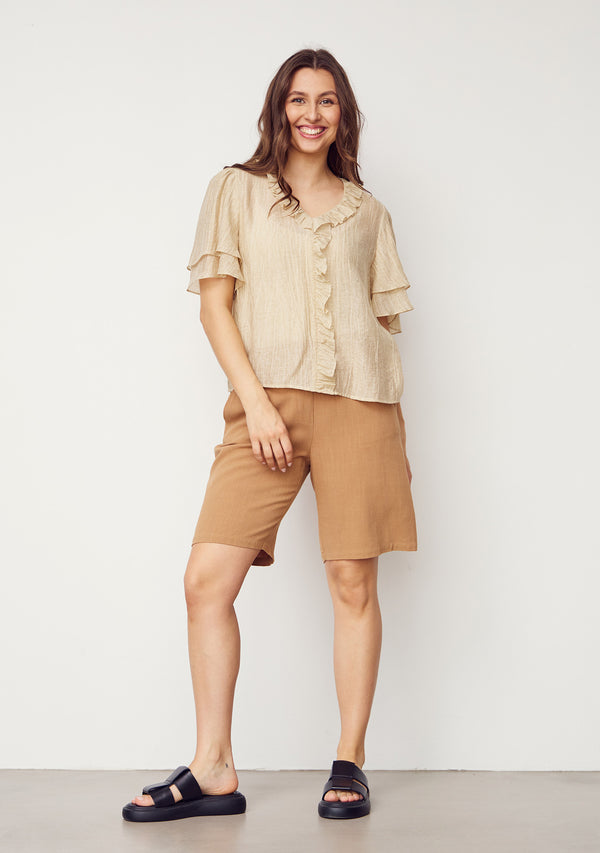 I SAY Pearl Shorts Shorts 321 Luxury Camel
