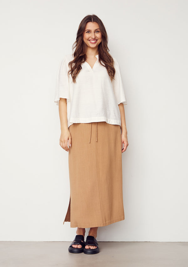 I SAY Pearl Skirt Skirts 321 Luxury Camel