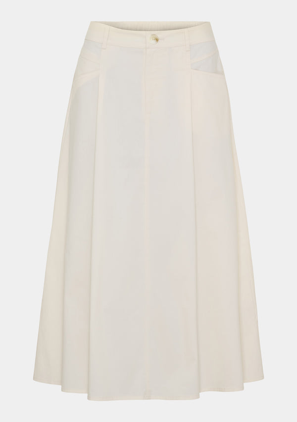 I SAY Sigga Long Skirt Skirts 146 Cream