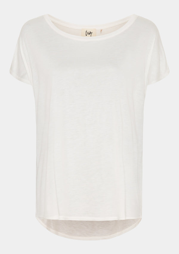 I SAY Nugga Viscose T-Shirt T-Shirts 101 Broken White