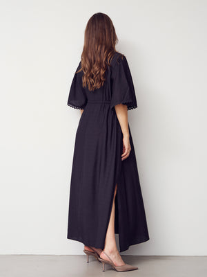 I SAY Ane Long Dress Dresses 900 Black