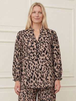 I SAY Ane Loose Blouse Blouses N26 Black Drops