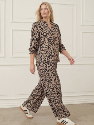 I SAY Ane Loose Blouse Blouses N26 Black Drops