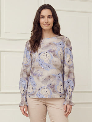 I SAY Ane Smock Blouse Blouses M46 Spring Dream