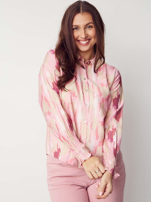 I SAY Ane Smock Shirt Shirts I44 Rose Dream