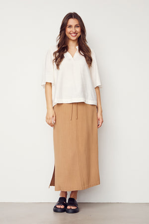 I SAY Ane s/s Blouse Blouses 101 Broken White