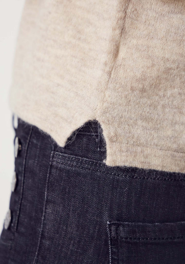 I SAY Anna 3/4 Sleeve Pullover Knitwear 956 Smokey