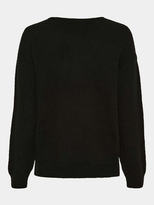 I SAY Anna Classic Pullover Knitwear 900 Black