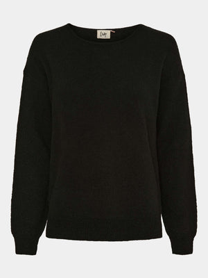 I SAY Anna Classic Pullover Knitwear 900 Black