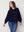 I SAY Anna Colar Cardigan Knitwear 657 Navy Melange