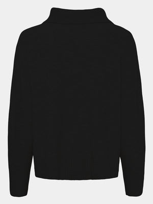 I SAY Anna Colar Knit Knitwear 900 Black