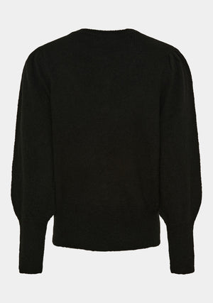 I SAY Anna Deco Cardigan Knitwear 900 Black