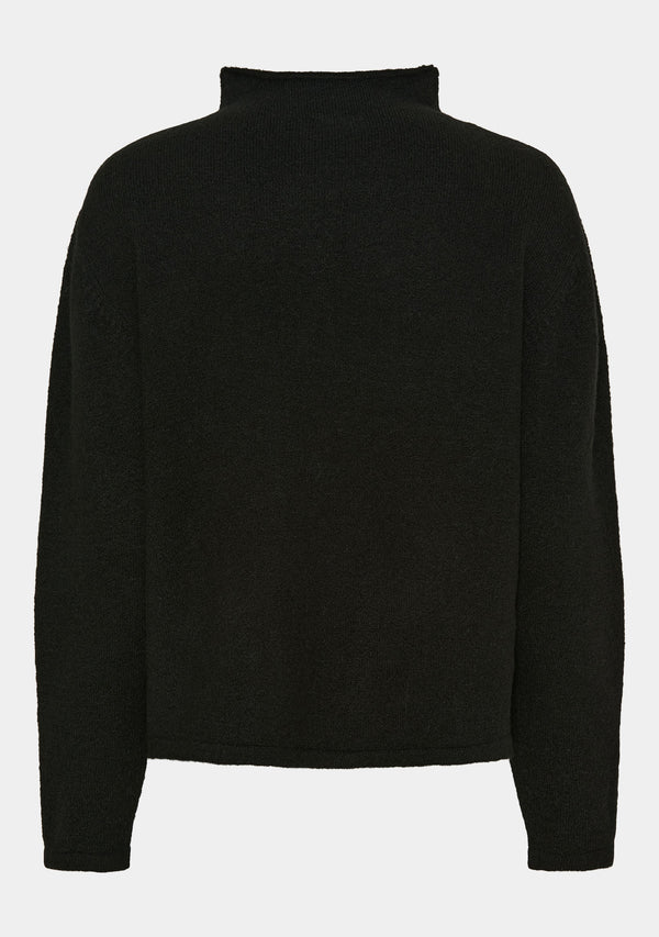 I SAY Anna Highneck Pullover Knitwear 900 Black