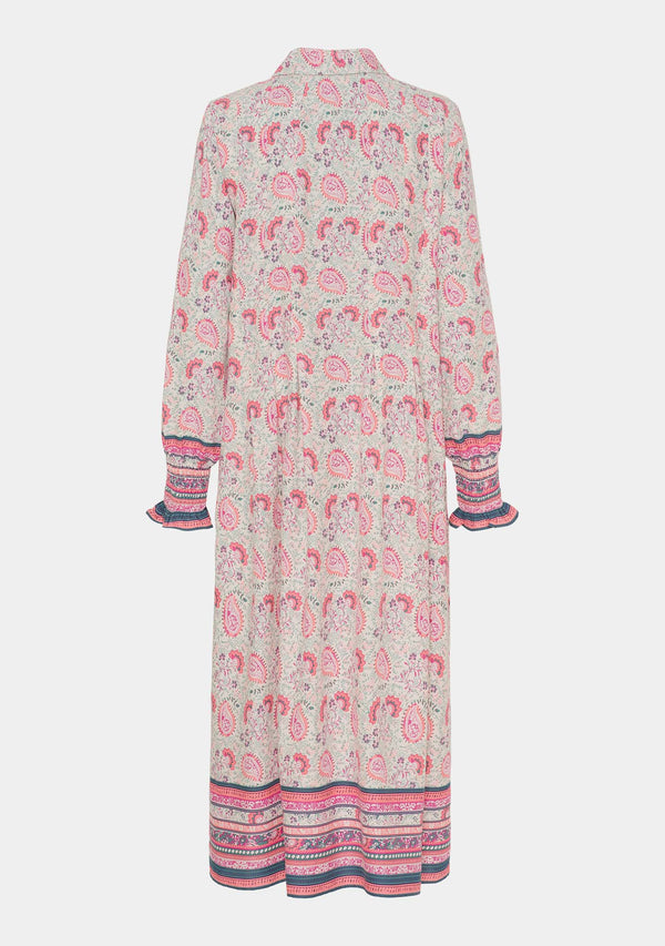 I SAY Annica Button Dress Dresses A96 Summer Paisley