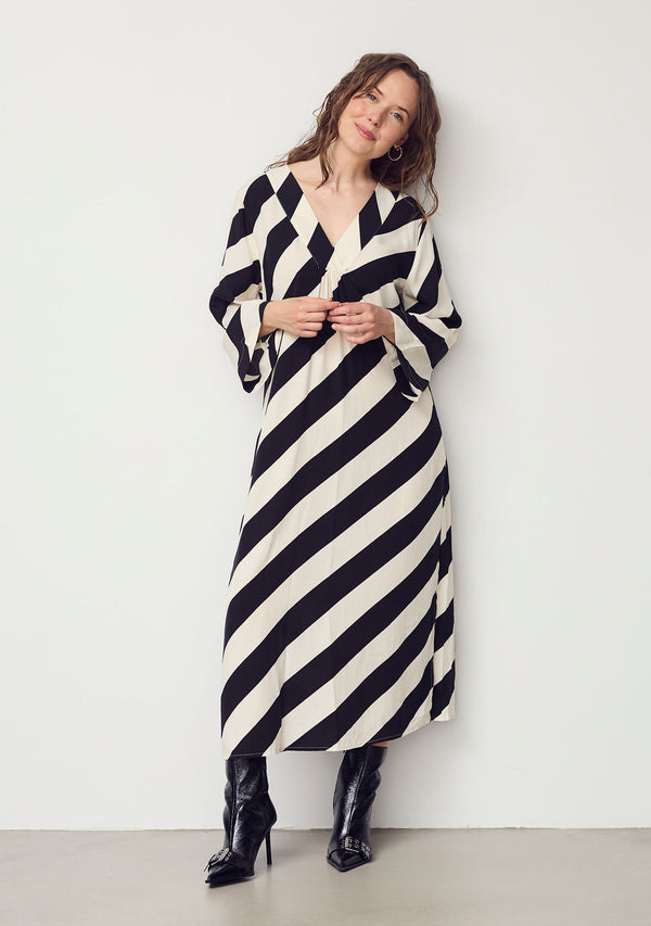 I SAY Asta New Dress Dresses M19 Luxury stripe