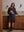 I SAY Asta Smock Dress Dresses M85 Graphic Khaki Strokes