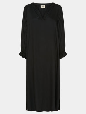 I SAY Asta Solid Dress Dresses 900 Black