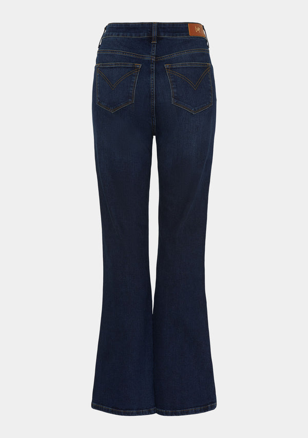 I SAY Asti Long Jeans Pants 611 Deep Blue