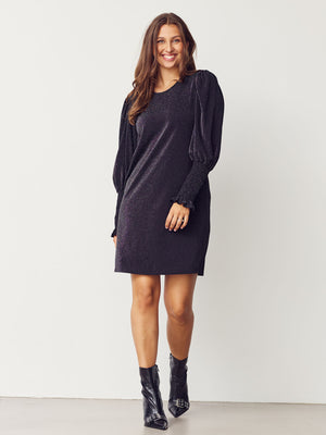 I SAY Barbel Dress Dresses H87 Black w/Silver