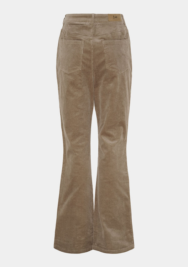 I SAY Barbel Flare Pant Pants 366 Light Taupe