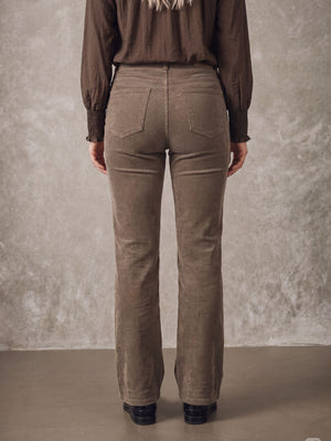 I SAY Barbel New Pant Pants N19 Washed Taupe