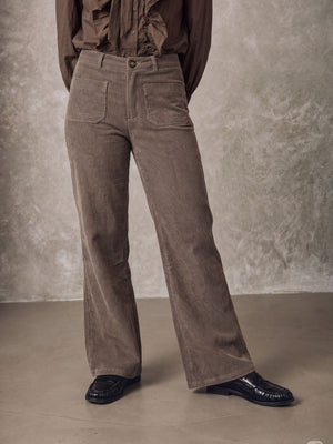I SAY Barbel New Pant Pants N19 Washed Taupe