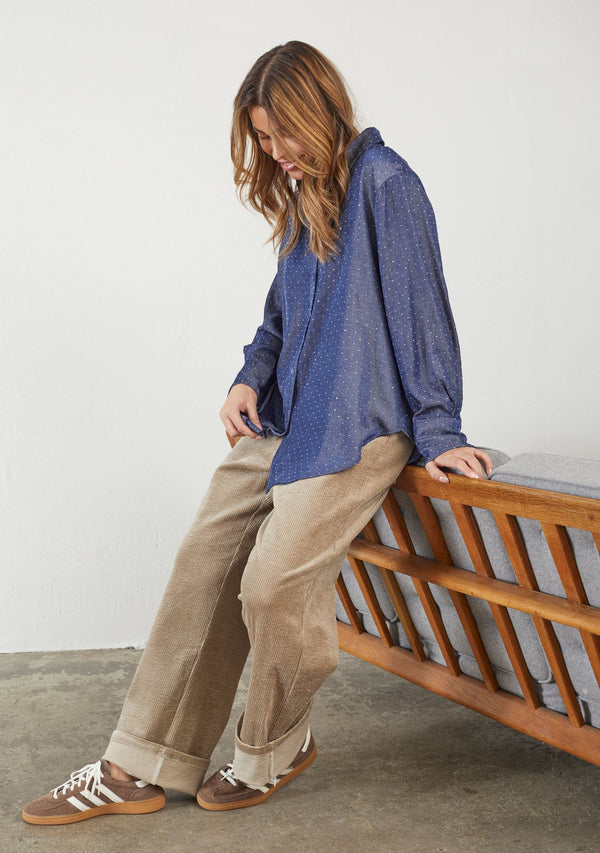 I SAY Barbel Wide Pant Pants 366 Light Taupe