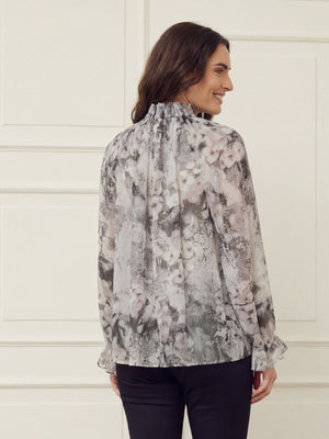 I SAY Beate Blouse Blouses M18 Golden Grey