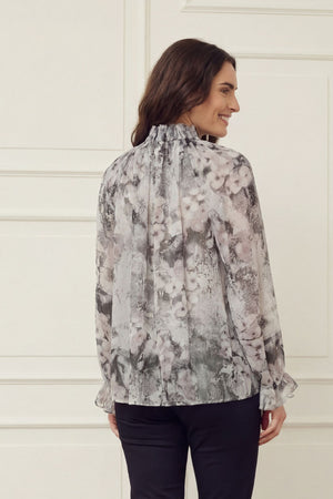 I SAY Beate Blouse Blouses M18 Golden Grey