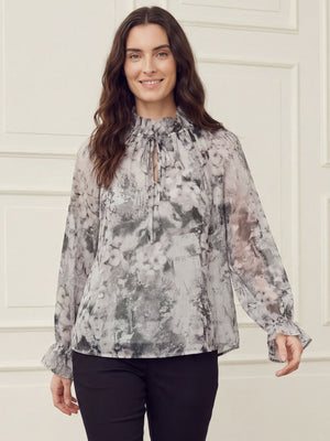 I SAY Beate Blouse Blouses M18 Golden Grey