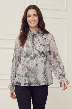 I SAY Beate Blouse Blouses M18 Golden Grey