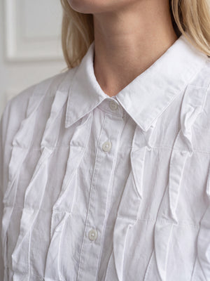 I SAY Bellis Deco Shirt Shirts 100 White