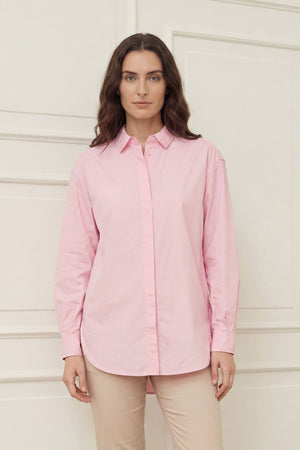 I SAY Bellis Long Shirt Shirts 429 Winter Rose
