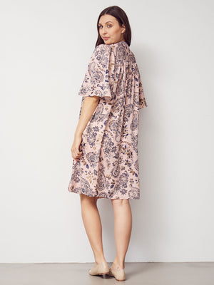 I SAY Bitten Dress Dresses M94 Rose Floral