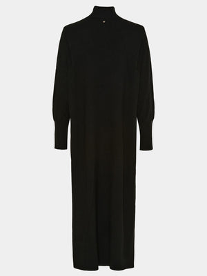 I SAY Boa Knit Dress Knitwear 900 Black