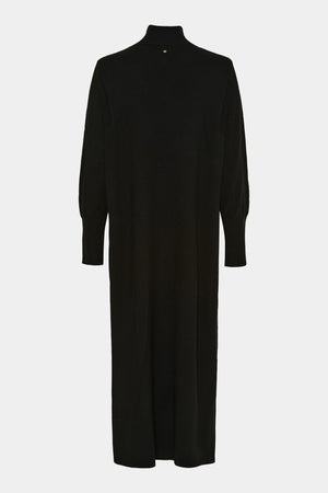 I SAY Boa Knit Dress Knitwear 900 Black