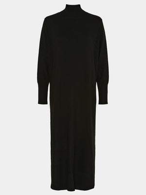 I SAY Boa Knit Dress Knitwear 900 Black
