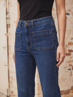 I SAY Bologna Wide Jeans Pants N52 Bologna Classic