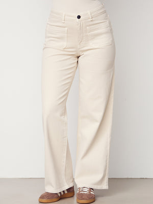 I SAY Bologna wide Twill Pant Pants 346 Desert