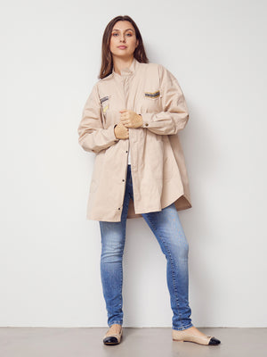 I SAY Botelle Jacket Jackets 117 Dark Sand