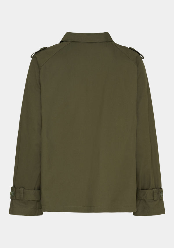 I SAY Botelle Short Coat Outerwear 885 Khaki