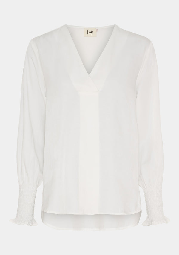 I SAY Cara Blouse Blouses 101 Broken White