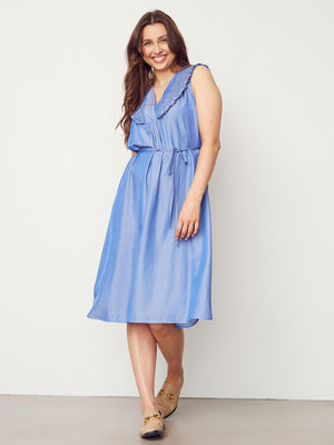 I SAY Cara Dress Dresses M59 Clear Blue