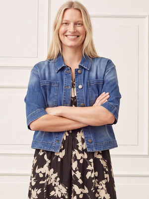 I SAY Carpi Denim Jacket Jackets 633 Basic Denim Wash