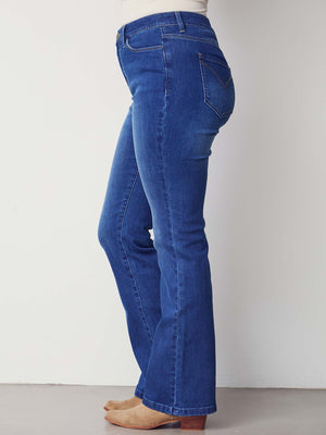 I SAY Carpi Flare Jeans Pants 643 Denim