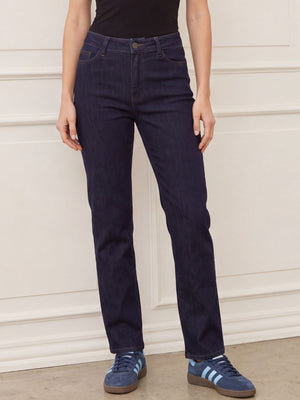 I SAY Carpi Long Straight Jeans Pants N56 Carpi Dark Wash