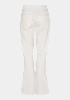 I SAY Carpi Twill Flare Pant Pants 101 Broken White