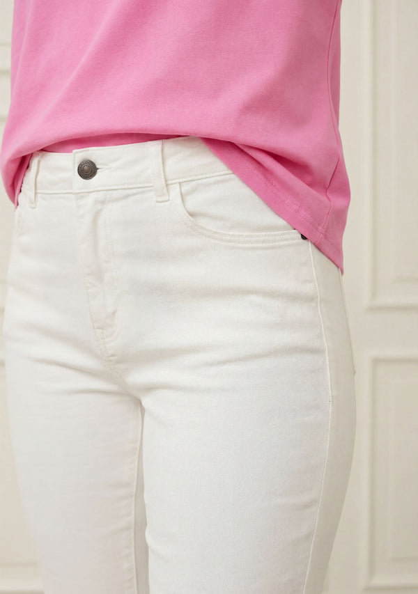 I SAY Carpi Twill Flare Pant Pants 101 Broken White