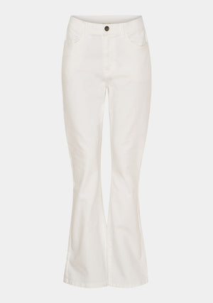 I SAY Carpi Twill Flare Pant Pants 101 Broken White